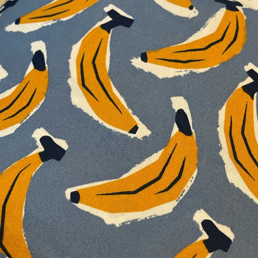 Banana Print Sheet Set - Blue & Yellow - Picture 5 of 9